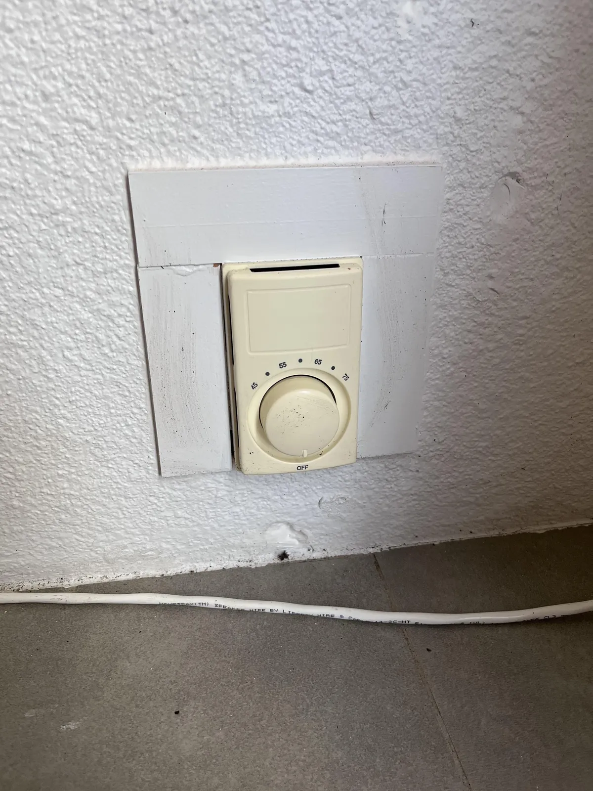 Discovered my house has heated floors after living here for almost a year.