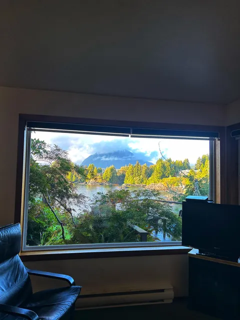 The view from my air b&amp;b looks like a landscape paintng