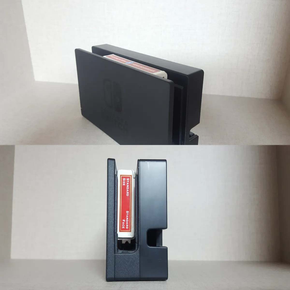 When packing a Switch dock for traveling, a deck of cards fits perfectly as a wedge to prevent the two sides from bending in and breaking.