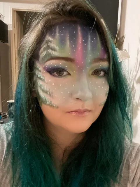 I did a winter wonderland/northern lights inspired look. My first time posting here. Please forgive me while I try to figure out how to list all the products that were used. (Trying to follow the rules)