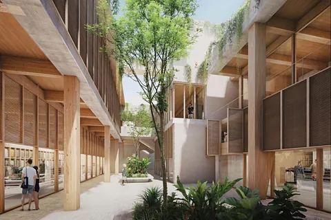 I hope mass timber architecture will become mainstream instead of developer modern