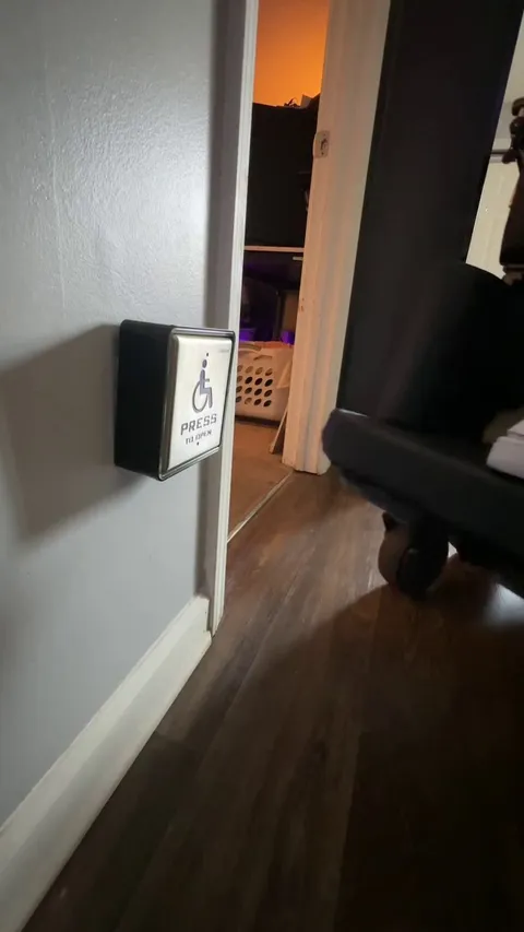 Being able to open my door independently Makes Me Smile