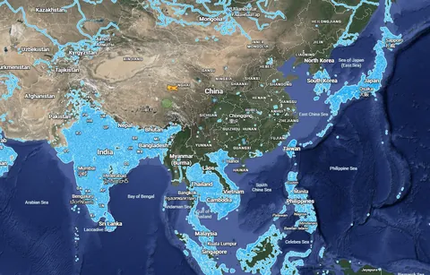 Google Street View coverage worldwide