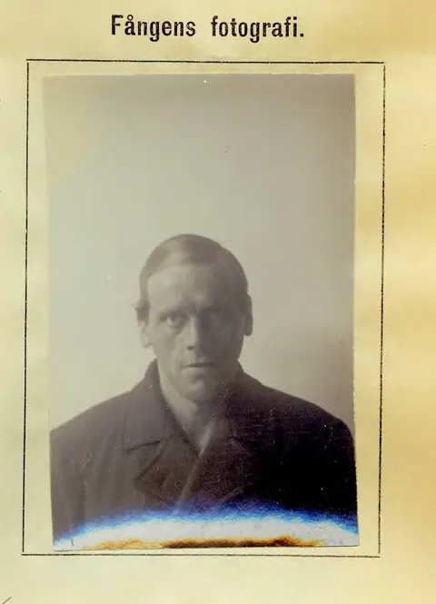My Great Uncle from 1902 to 1932 through jail and police photos (Sweden).