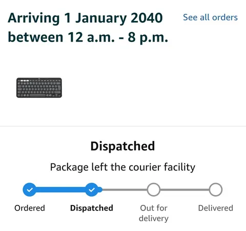 Ordered a new keyboard. Now I just need to wait that it arrives from Jupiter.
