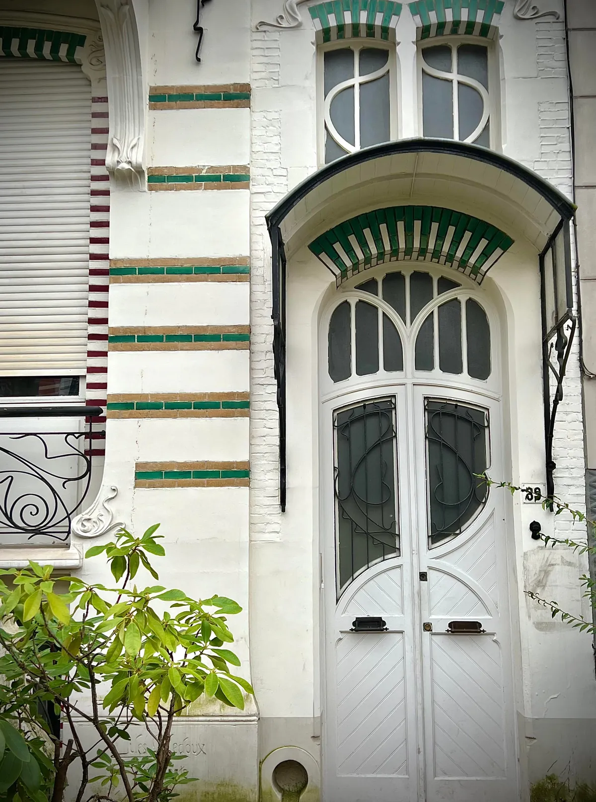 Beautiful doors in Ghent Belgium