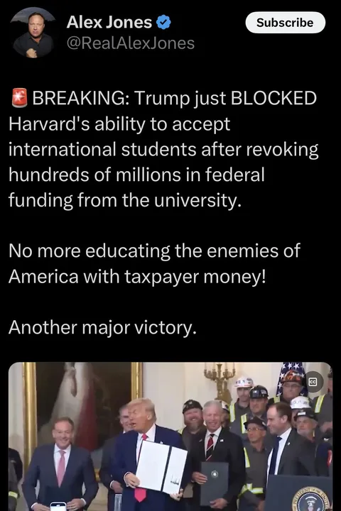 Harvard can no longer accept international students: