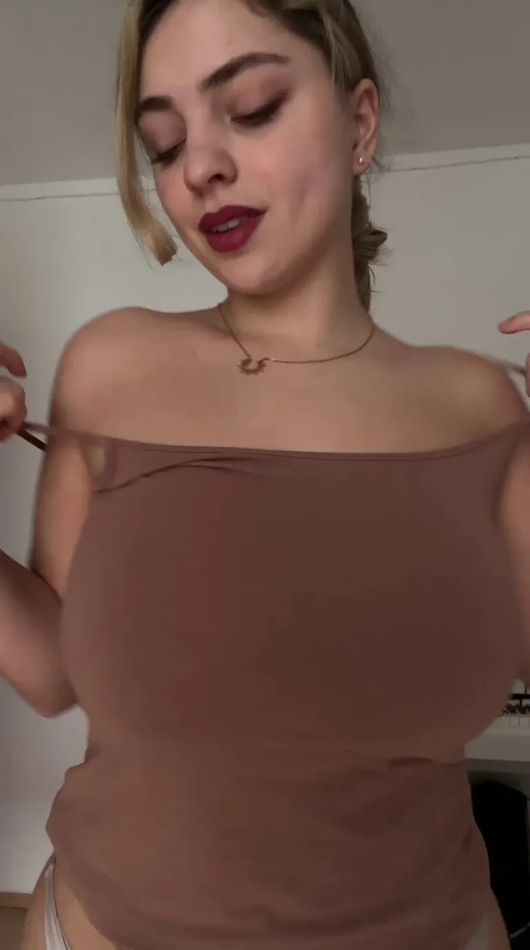 Hope you enjoy looking at my tits (reveal)