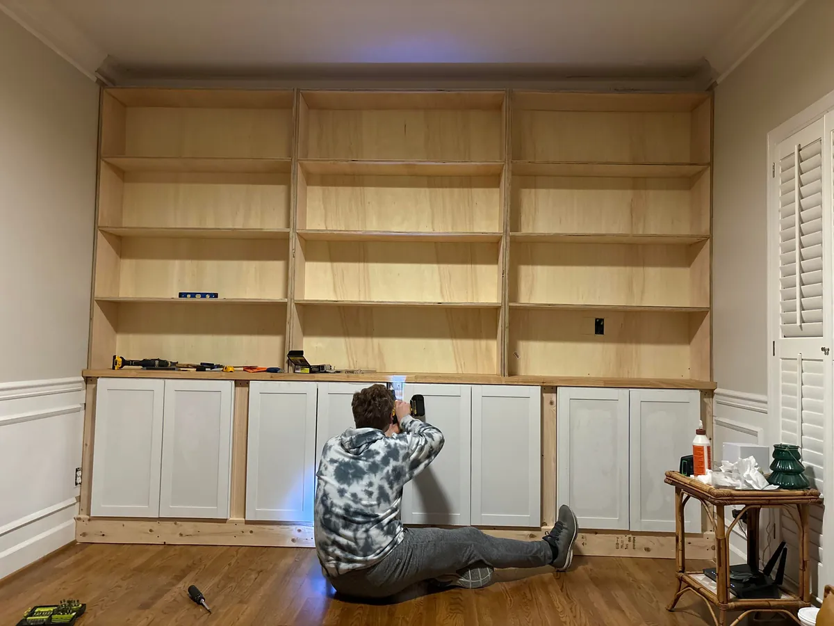 Dining Room Turned Library