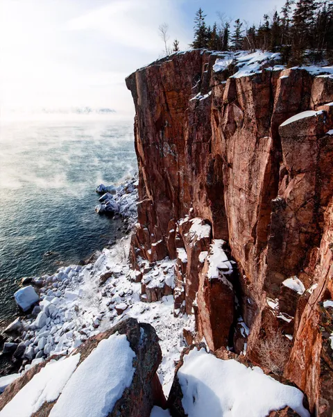The Jagged Edge of Lake Superior. Silver Bay, MN. [1958x2448][OC]