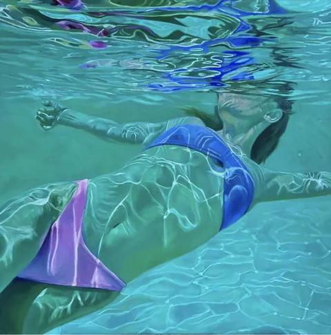 Into the Depths of Light, Joan Teed, Oils, 2024