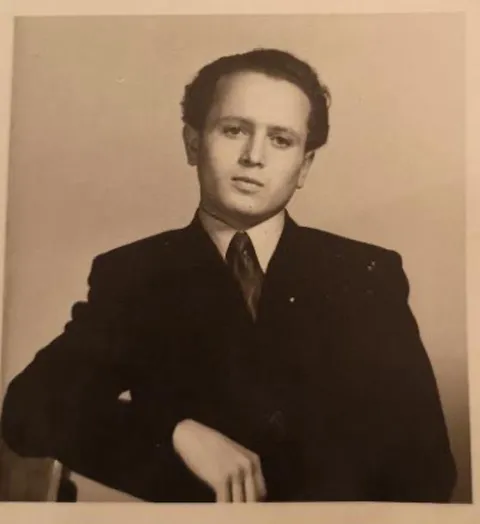My grandfather, approximately five or so years after being liberated from Bergen-Belsen.