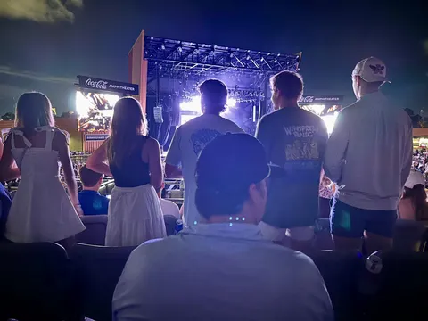 Awesome concert I "saw" tonight