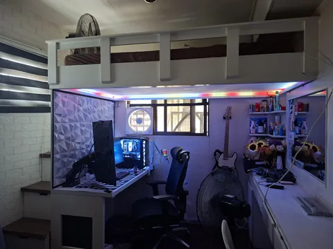 gaming area my dad built (after 5 years)