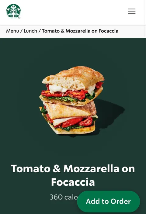 A $7 sandwich from Starbucks