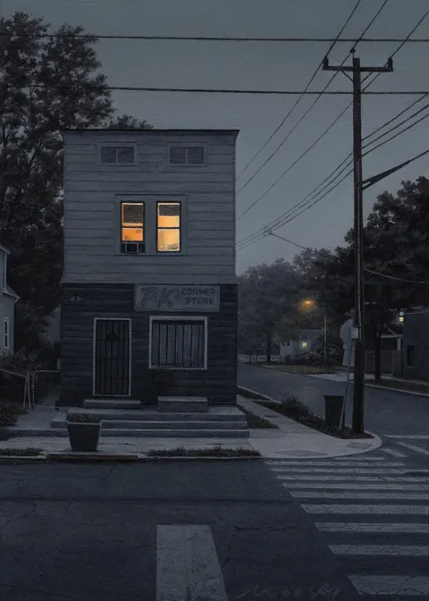 Whestel, Nicholas Moegly (me), 5 x 7", Oil on panel, 2024