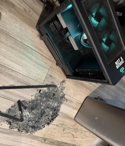 I knew it wasn’t real wood, but didn’t think it was just tile