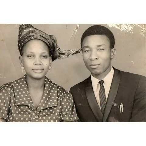 My grandparents on my mothers side. Taken in Bon-Marché Kinshasa, Congo sometime between 1960-1965