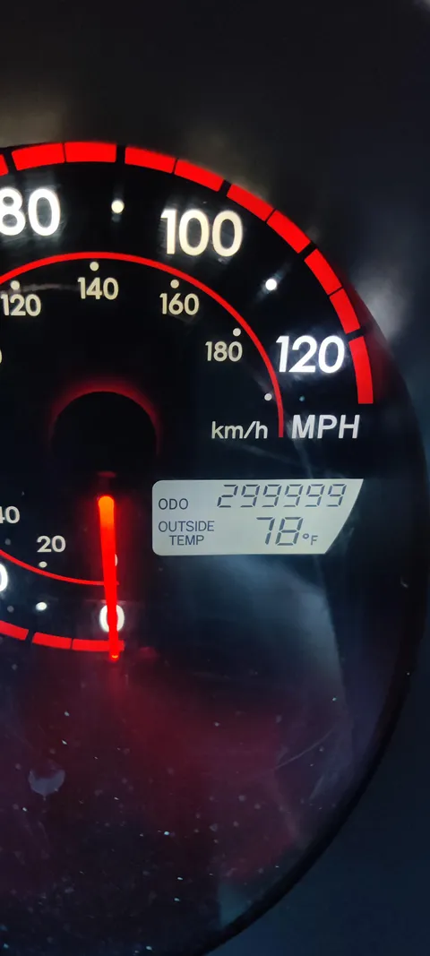 I was anxiously awaiting the 300k mile mark. It turns out my digital odometer stops at 299,999 miles.
