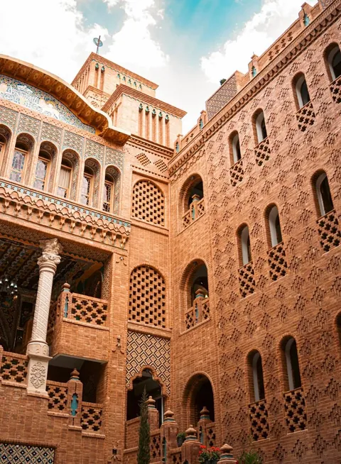 Youtab Hotel in Shiraz, Iran. Recently built in accordance with classical  Iranian Architecture