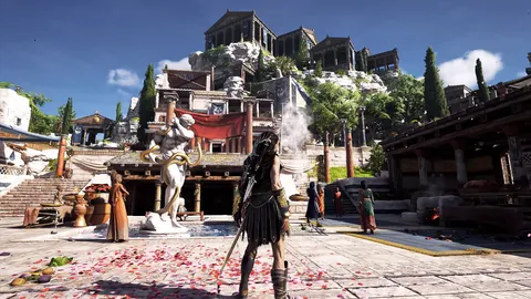 Playing Assassin’s Creed Odyssey, the Ancient Greece setting is great