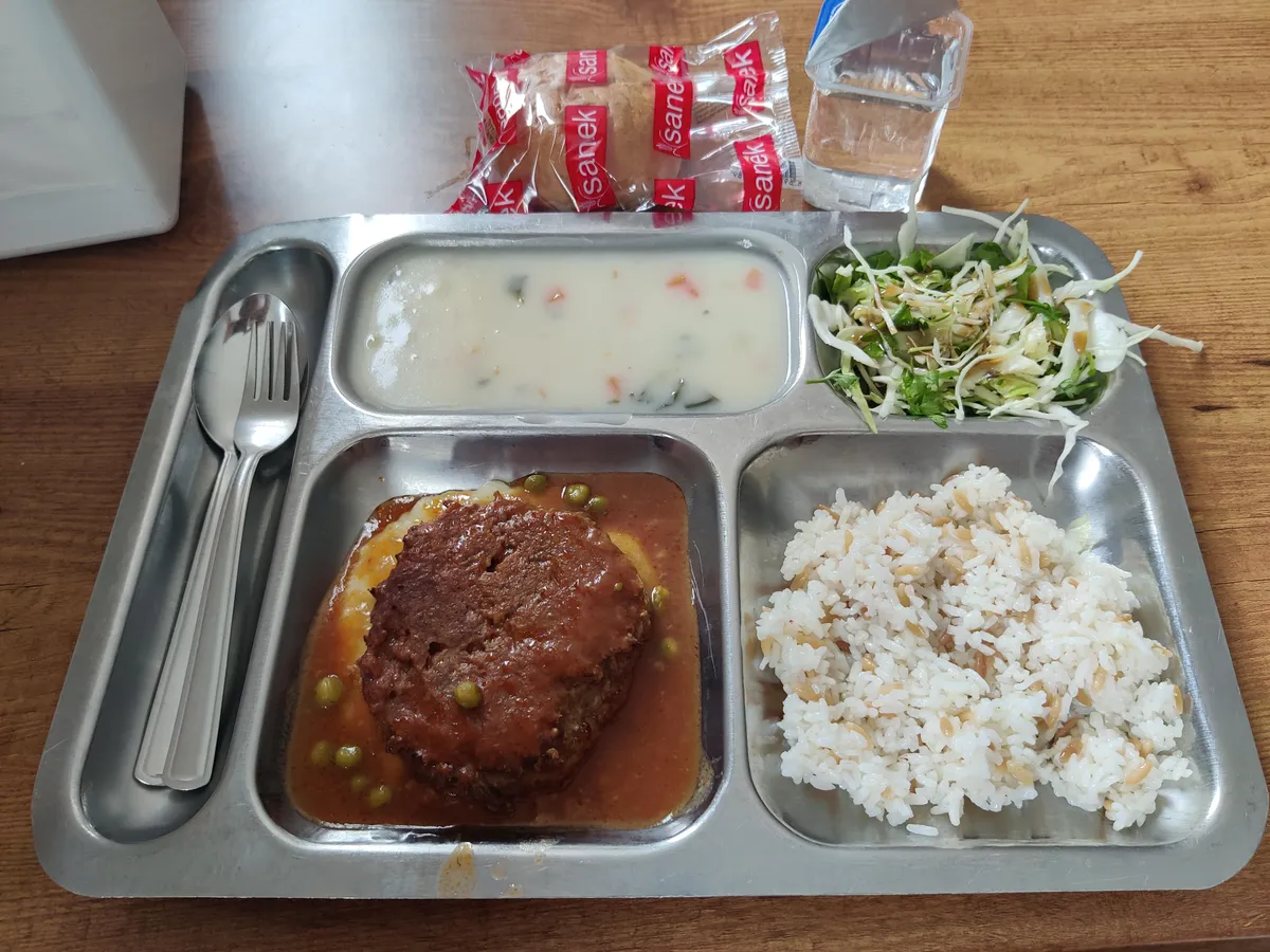 0.43 Euro (15 lira) Lunch at my University in Türkiye