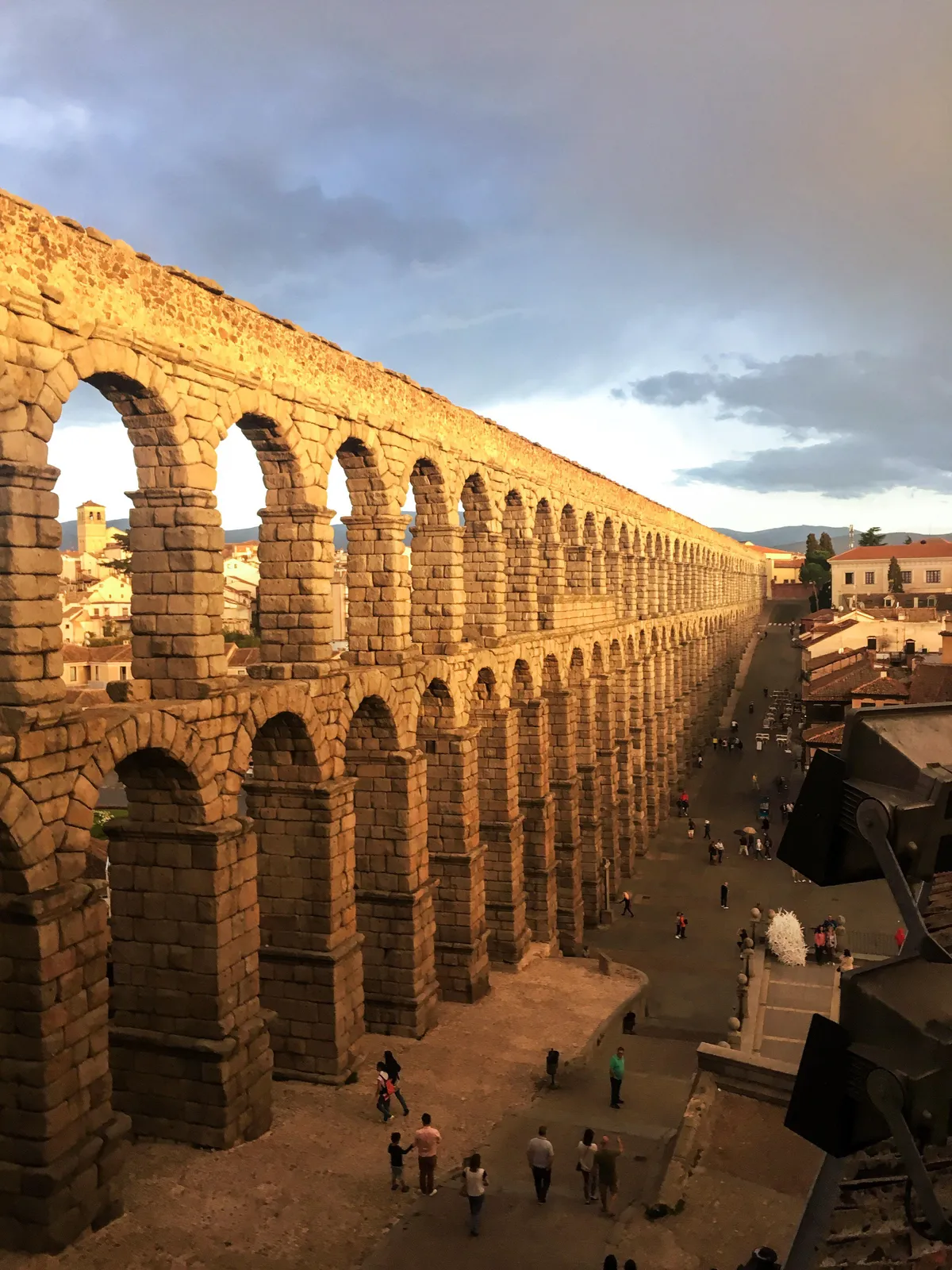Roman aqueduct in Segovia, Spain (+1800 years and still stands better than many buildings that are built nowadays)