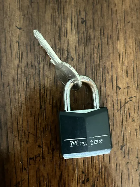 Kid locked the key in the lock