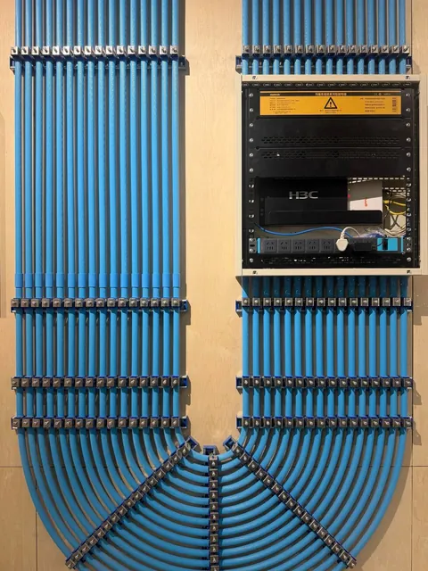 pipe and cable management of this place