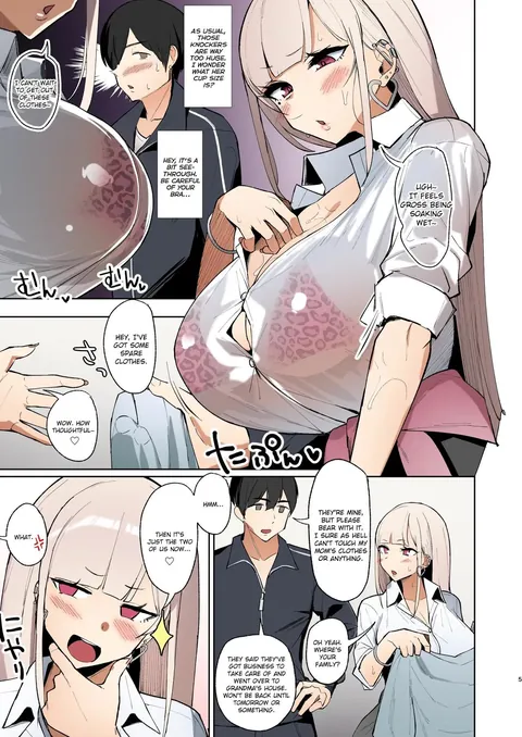 Mating with a High School Gyaru while Sheltering from the Rain