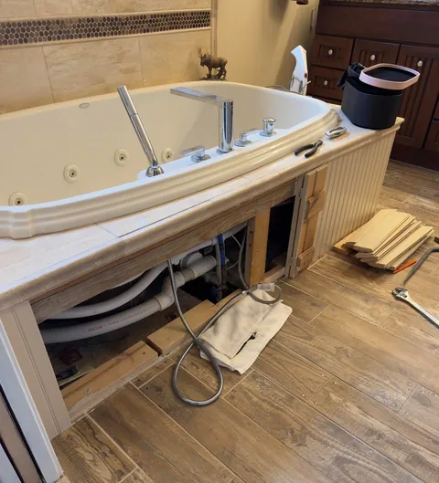 Kohler jetted tub only 1/2 of the jets are working.