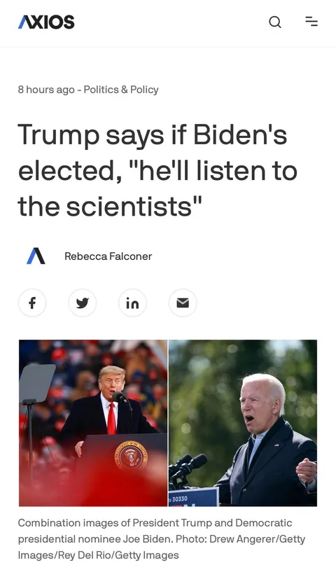 Only in Murica is listening to scientists a bad thing