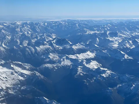 ITAP of the Washington mountains from the sky