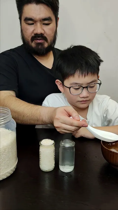 Rice and water experiment