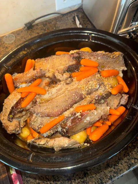 [homemade] smoked brisket pot-roast.