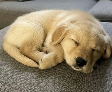 My dog napping like an angel