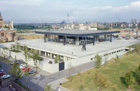New National-gallery in Berlin, Germany (1965-1968) by Ludwig Mies van der Rohe