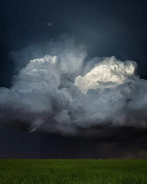 ITAP of a thunderstorm over Lubbock 