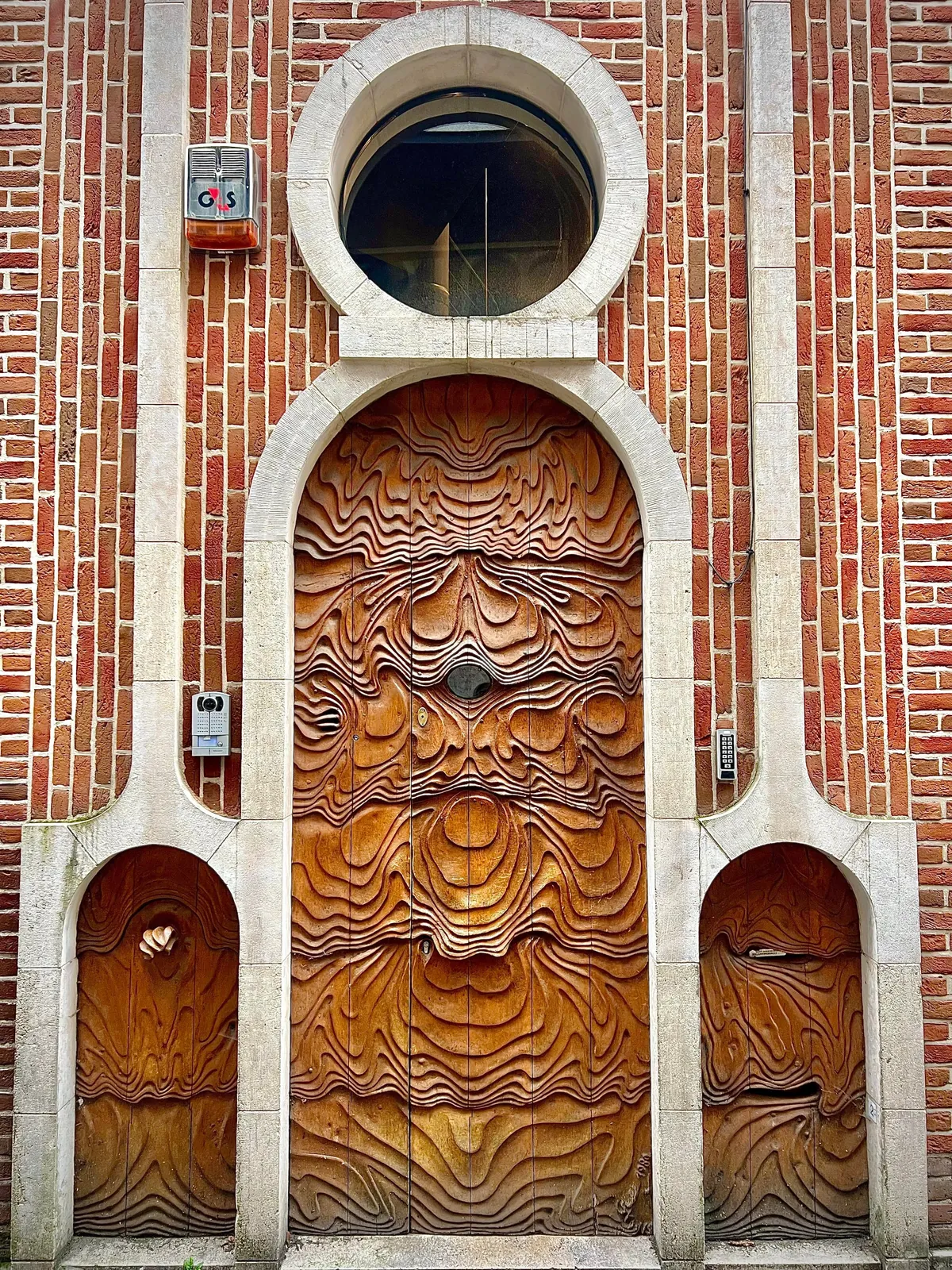 Beautiful doors in Ghent Belgium