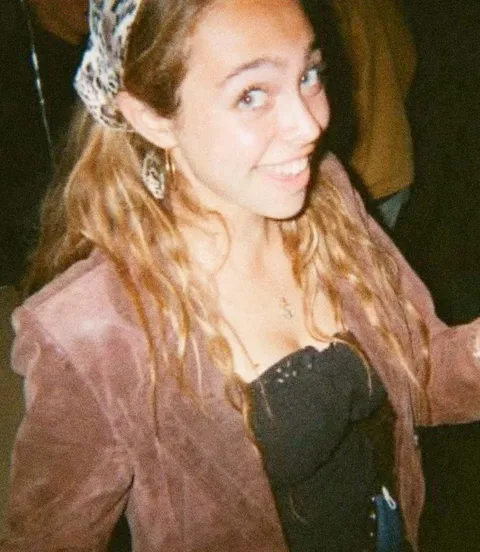 Mom at a college party, late 90s