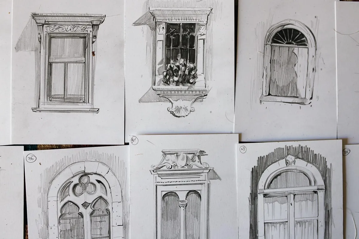 I Drew 50 Window Studies