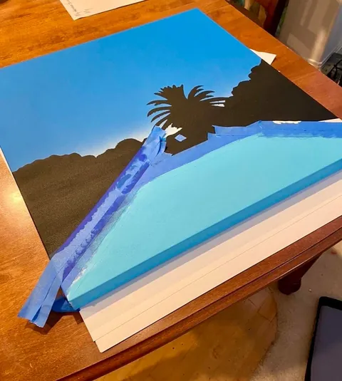 [OC] I could not afford a $30,000 original Hiroshi Nagai painting. I had to make one myself.