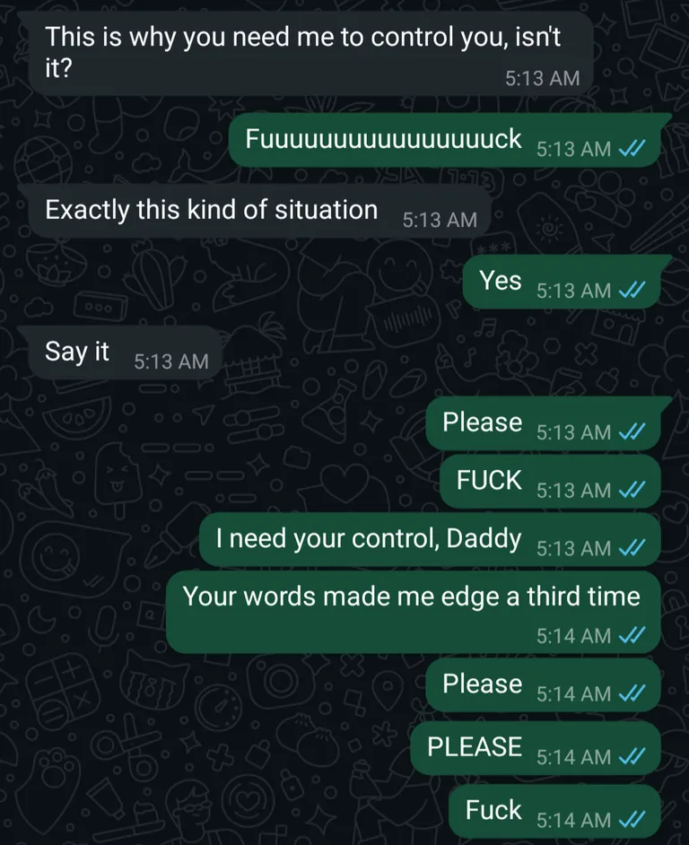 This is embarrassing, but it also feels like progress in my training so I wanted to post it 😅💕