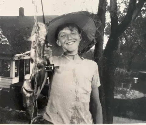 My grandpa loved to fish his whole life. He would have been 90 today.