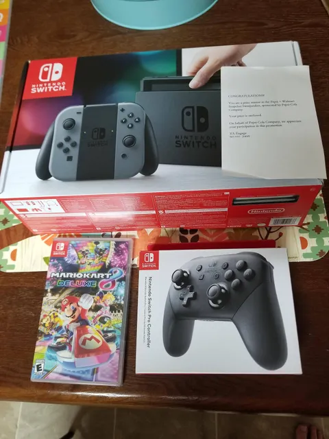 I won a Switch prize package from Pepsi!
