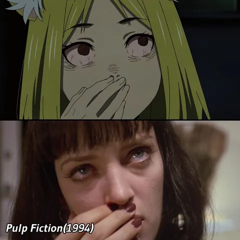 Some of the movie references used in the Chainsmoker Cat OP