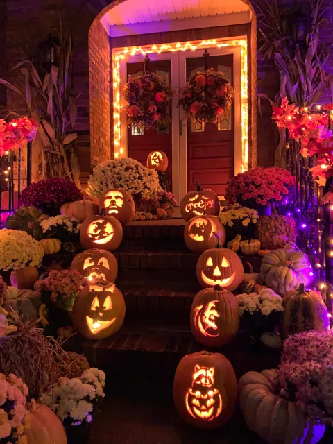 My front porch for Halloween 🎃