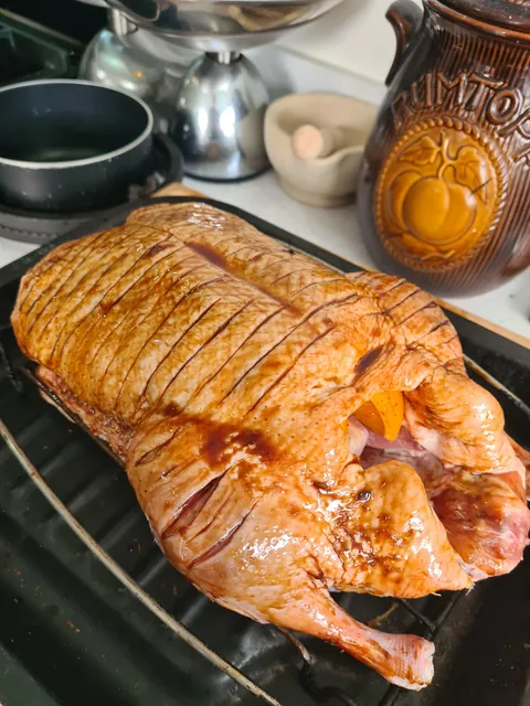 Roast duck for one! [homemade]