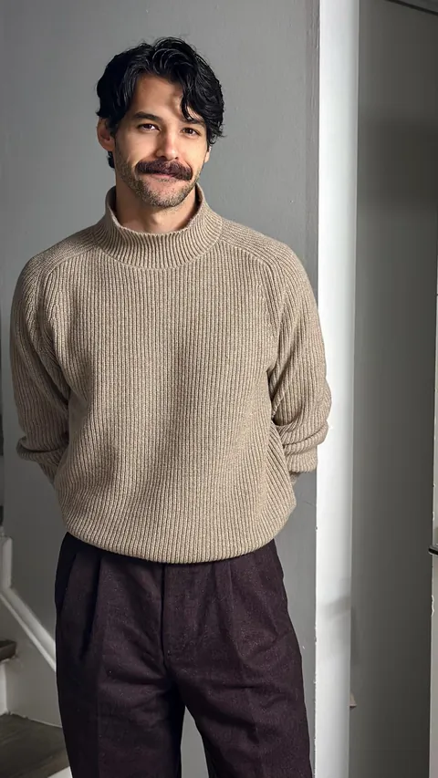 An argument for tucking in sweaters and why it's about the silhouette