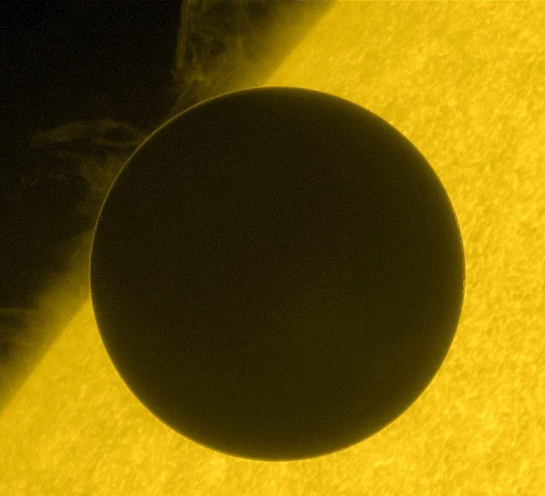 Venus transit in 2012 seen by Hinode spacecraft. The next one will be in 92 years!